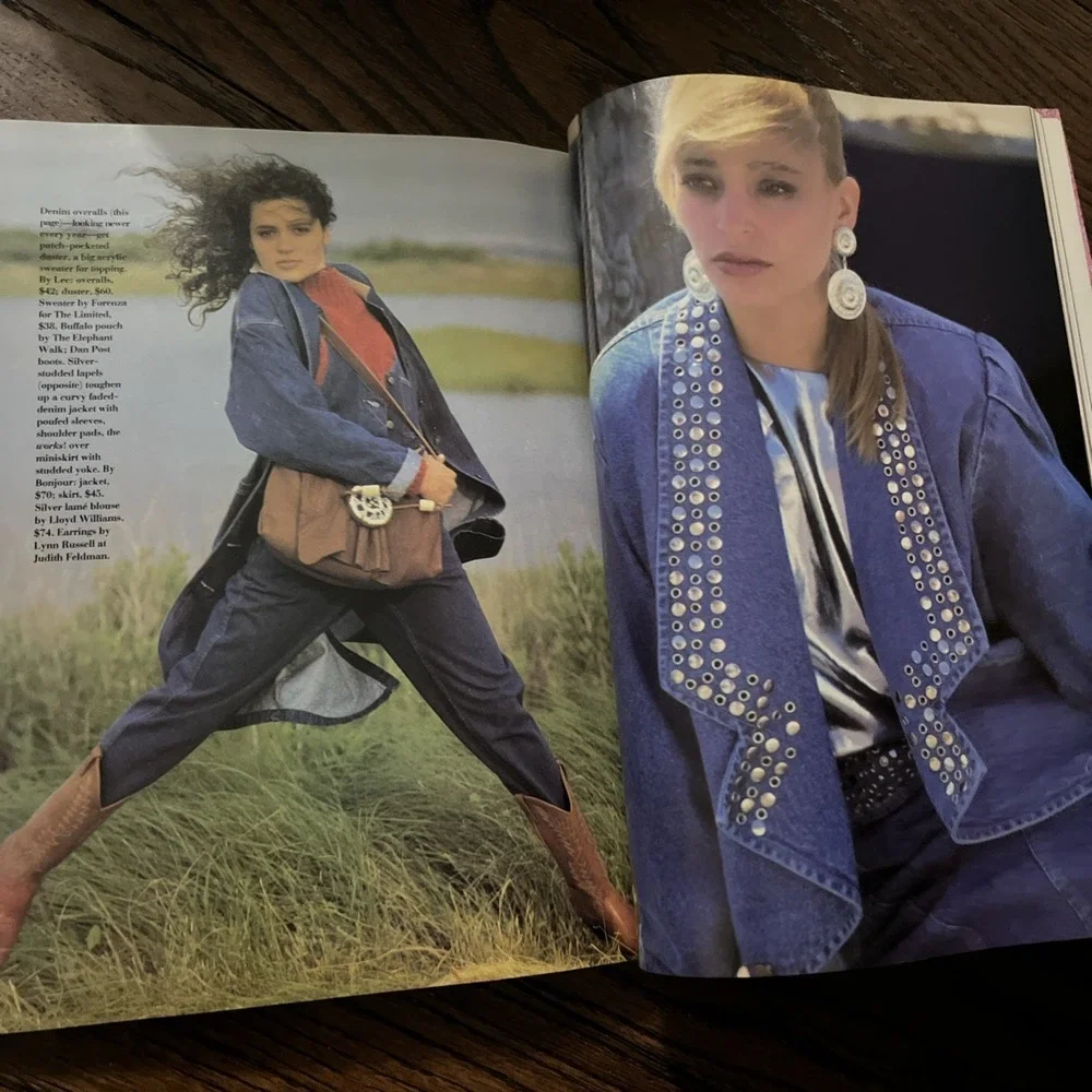 1986 OCTOBER COSMOPOLITAN MAGAZINE- KHADIJA COVER BY SCAVULLO - O 10139